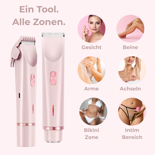 AEVU - 2 IN 1 BODY & INTIM TRIMMER