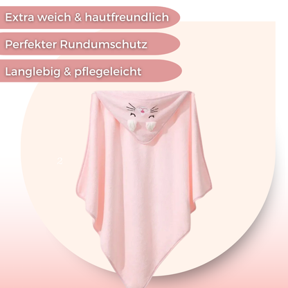 KnuddelNest - Kapuzenhandtuch für Babys & Kleinkinder