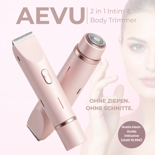 AEVU - 2 IN 1 BODY & INTIM TRIMMER