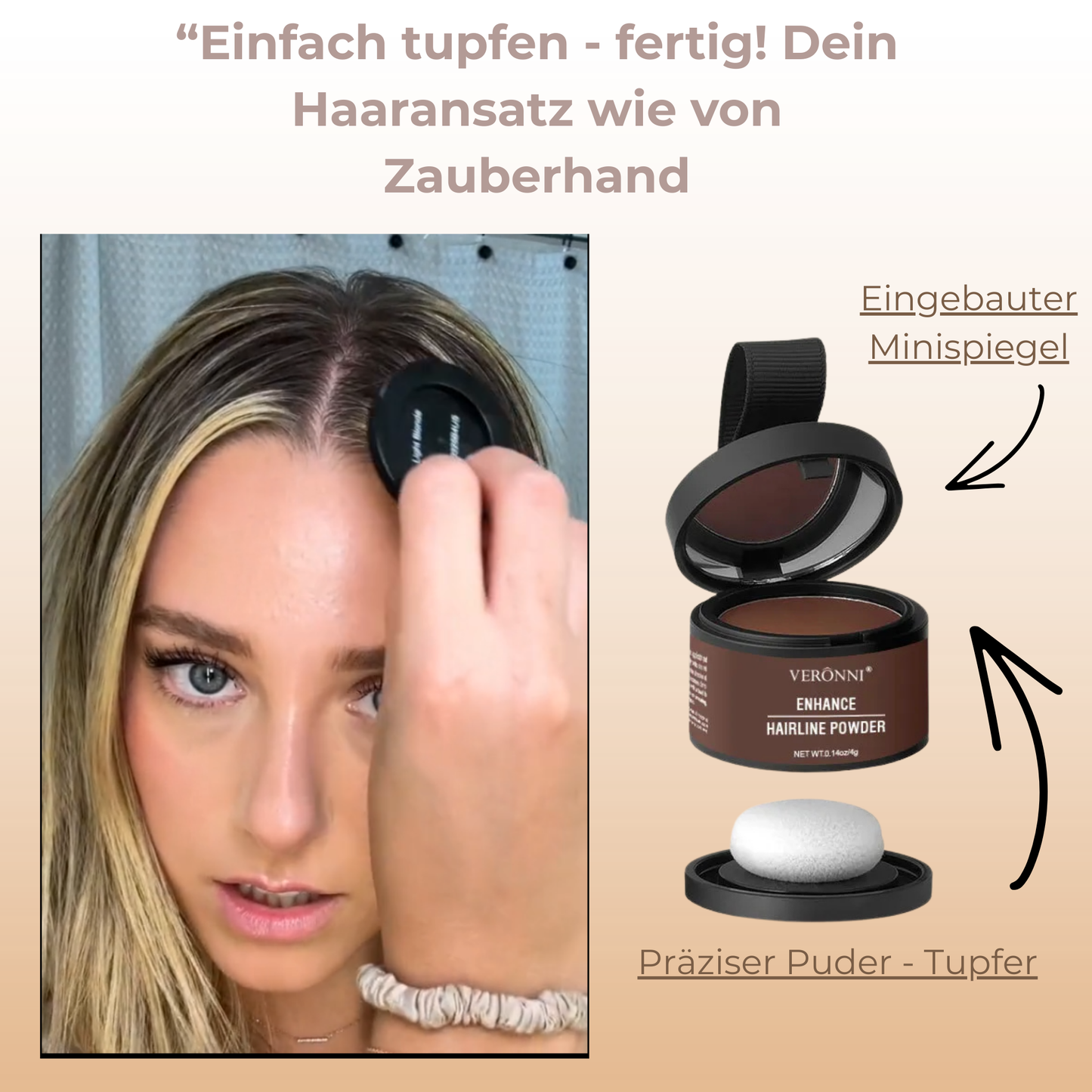 "Flawless Hairline – Makellos in Sekunden"