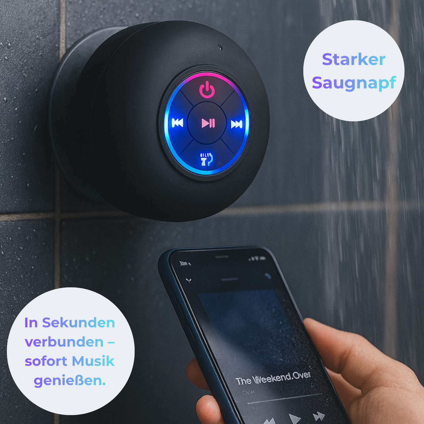 AquaBeats - „Dein Groove unter der Dusche.“