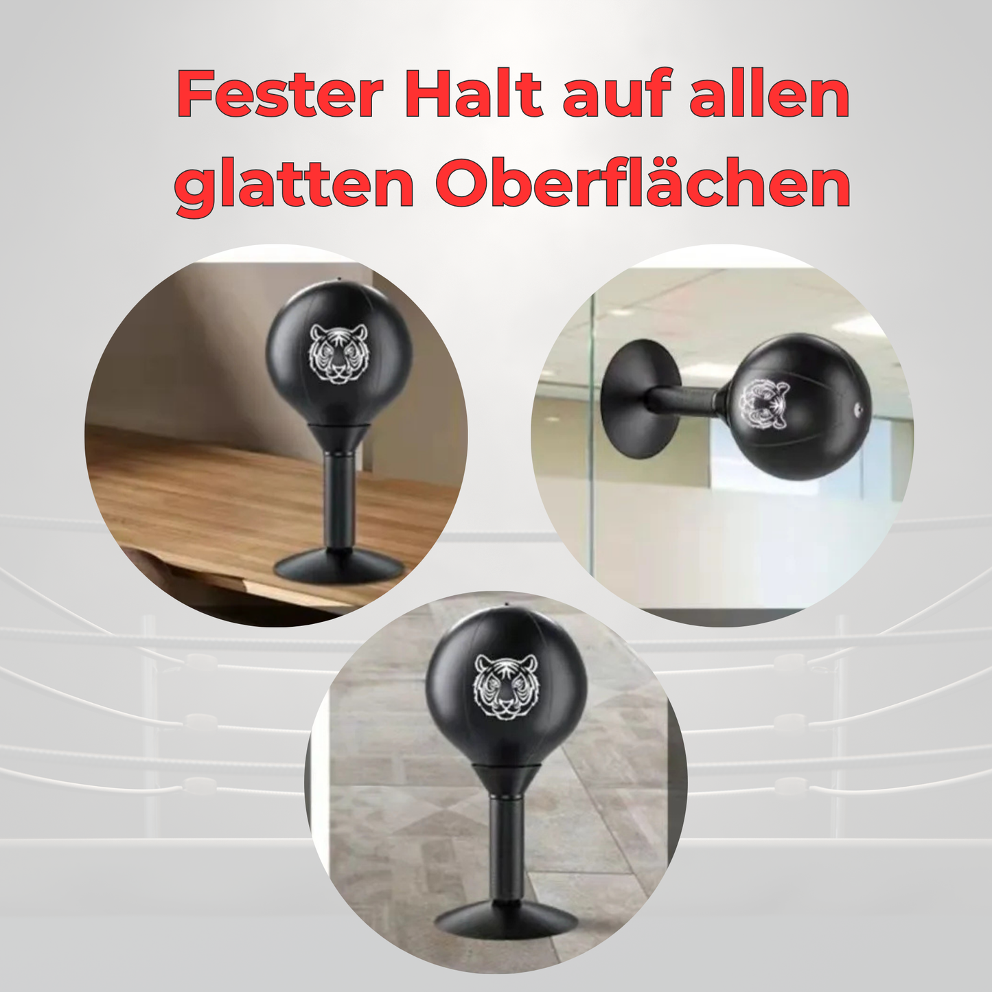 PowerBall Pro - Boxsack mit Saugnapf