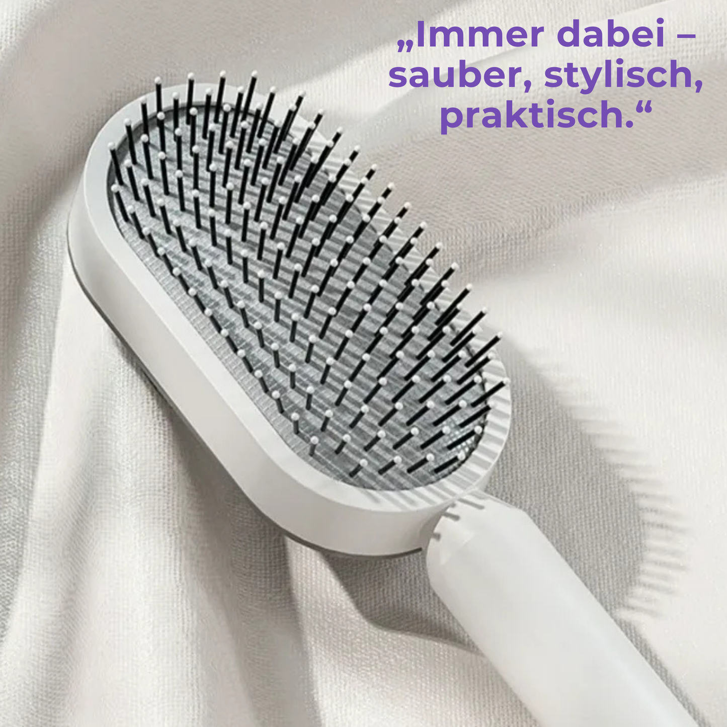 Lumora - selbstreinigende Haarbürste