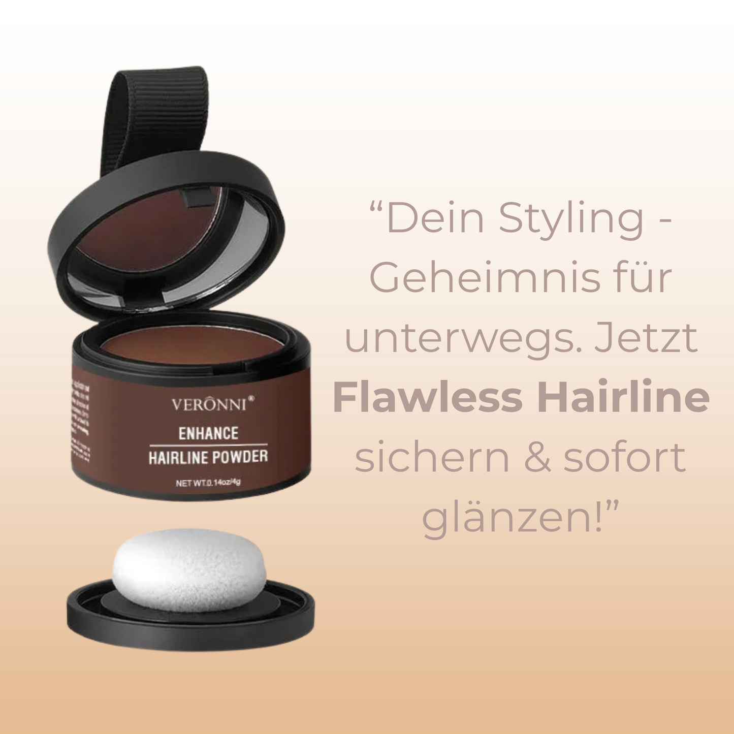 "Flawless Hairline – Makellos in Sekunden"